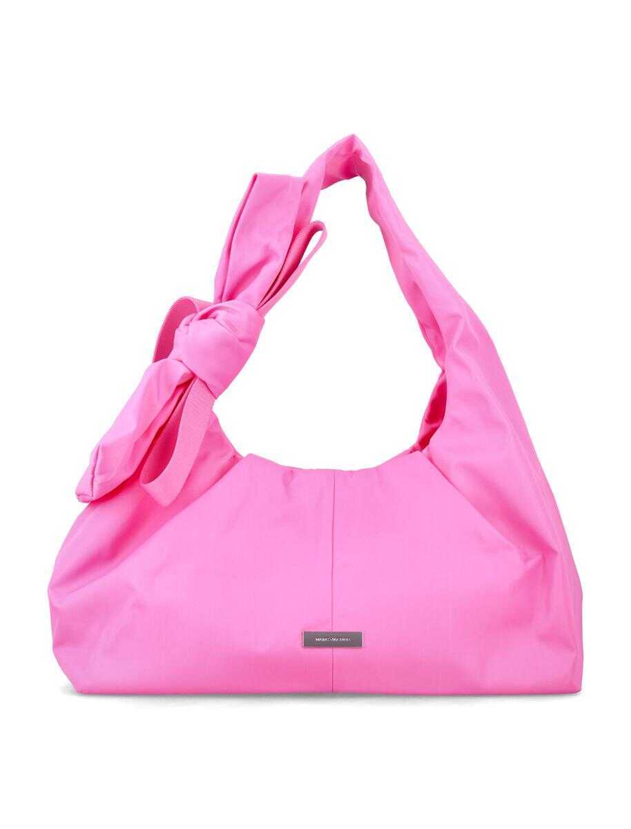 Genti de umar Marc Jacobs Marc Jacobs The Bow Nylon Large Sack Bag BOW PINK Femei (BM 19321944) 3