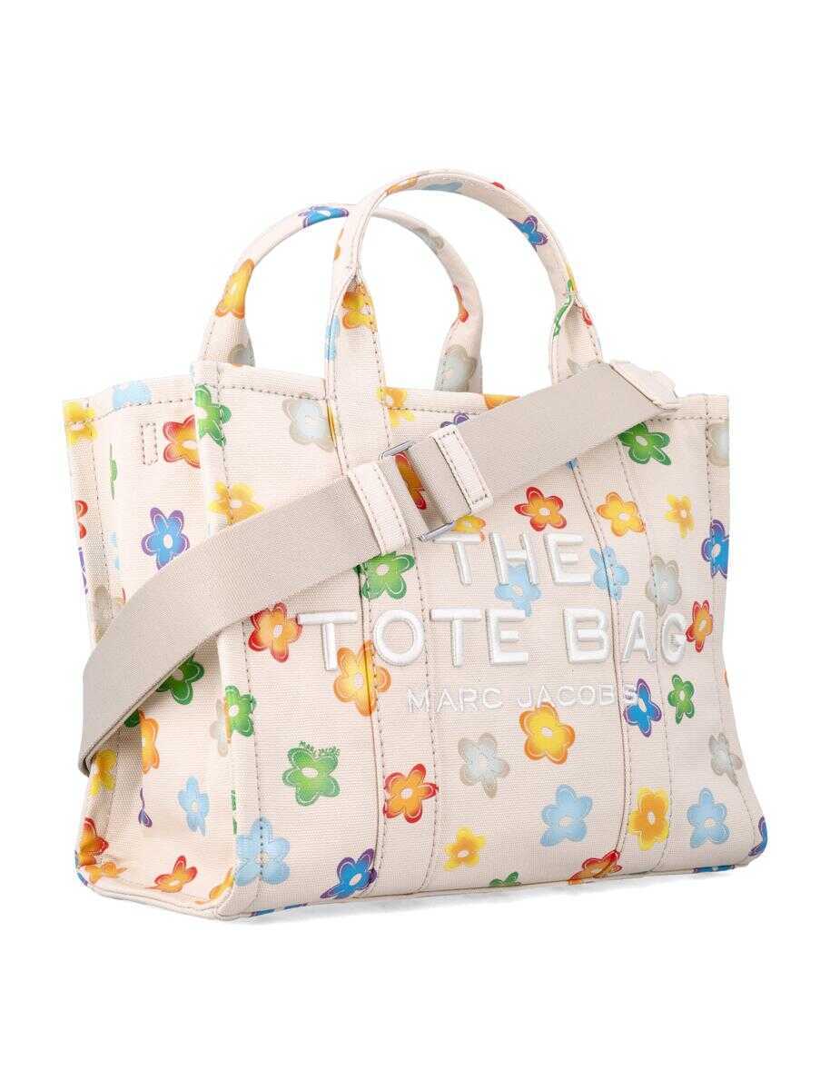 Genti de umar Marc Jacobs Marc Jacobs The Daisy Canvas Medium Tote Bag WHITE MULTICOLOR PRINT Femei (BM 19321959) 2