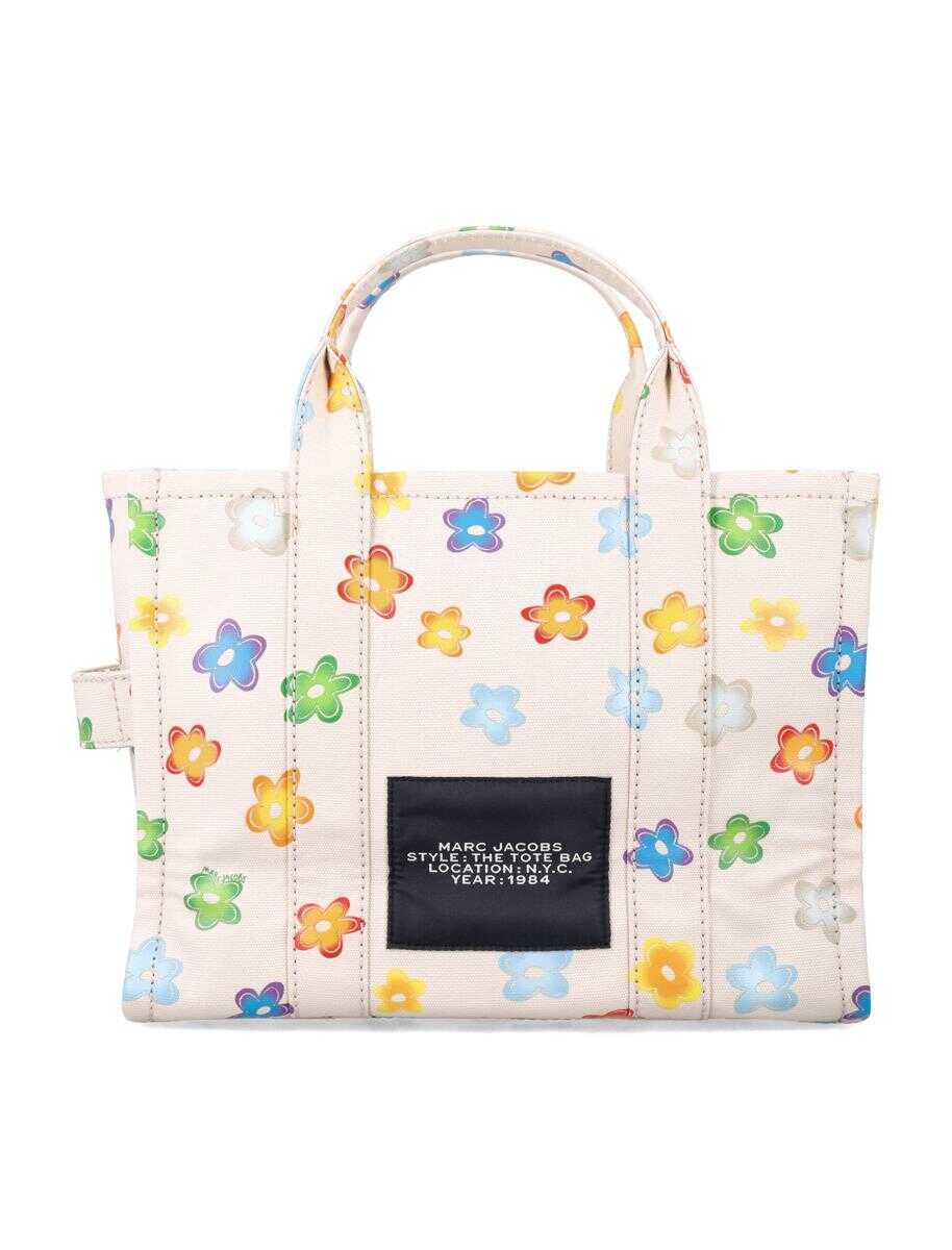 Genti de umar Marc Jacobs Marc Jacobs The Daisy Canvas Medium Tote Bag WHITE MULTICOLOR PRINT Femei (BM 19321959) 3