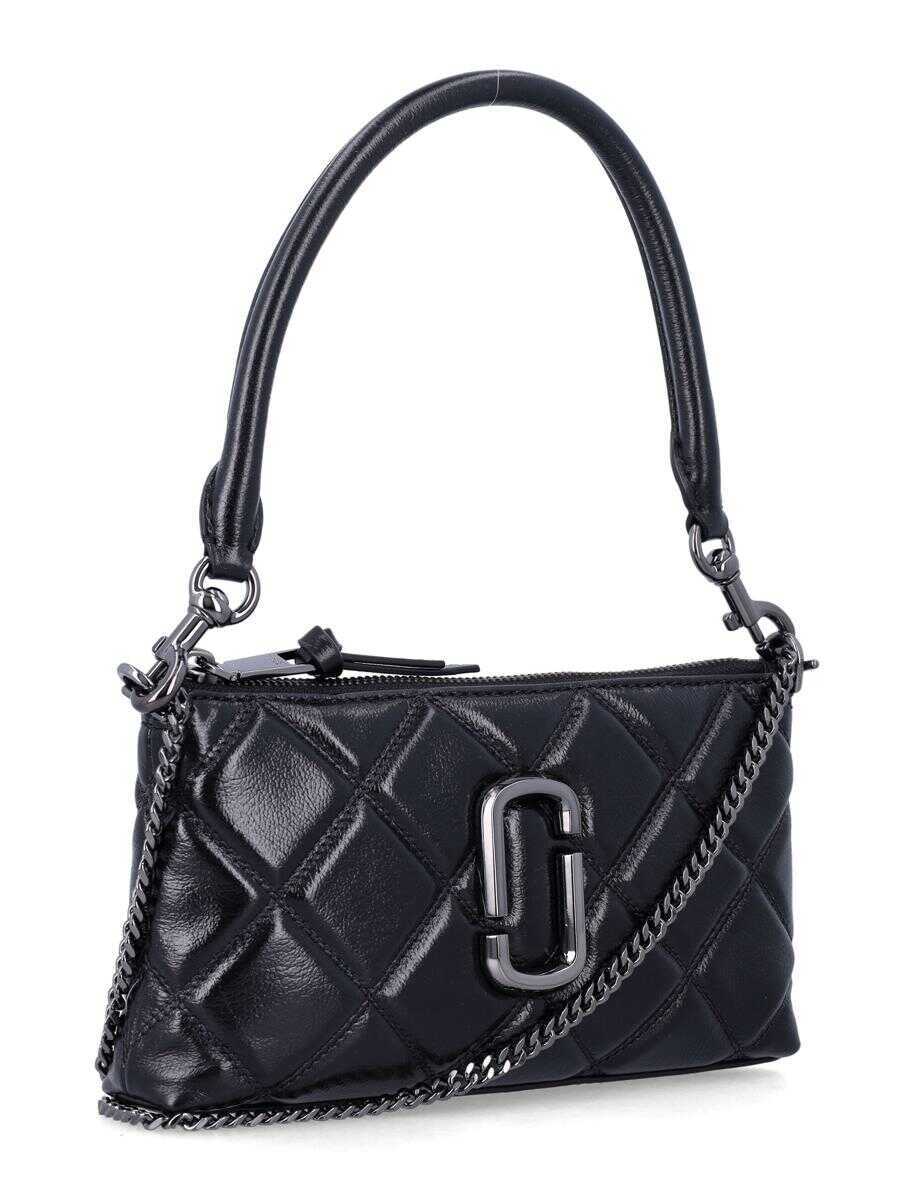 Genti de umar Marc Jacobs Marc Jacobs The Quilted Snapshot Convertible Shoulder Bag Black Femei (BM 19321971) 2