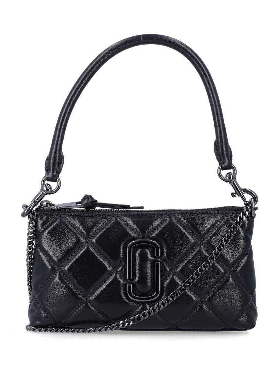 Genti de umar Marc Jacobs Marc Jacobs The Quilted Snapshot Convertible Shoulder Bag Black Femei (BM 19321971) 1