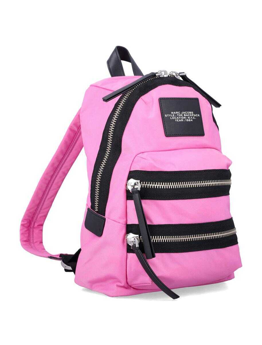 Rucsacuri Marc Jacobs Marc Jacobs The Biker Nylon Medium Backpack BOW PINK Femei (BM 19321980) 2