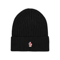 Caciuli Moncler Grenoble Rib Knit Wool Beanie Barbati