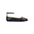 Chloe Chloé Misty Lambskin Ballerinas With Buckle Black