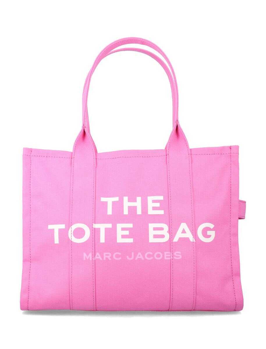 Genti de umar Marc Jacobs Marc Jacobs The Large Canvas Tote Bag BOW PINK Femei (BM 19322022) 1