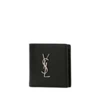 Portofele Saint Laurent pentru Barbati - Portofele Saint Laurent Saint Laurent Logo Wallet Black Barbati (BM 19322214) - B-mall.ro
