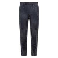 Pantaloni Boss Boss Blue Pinstripe Pants With Drawstring Barbati