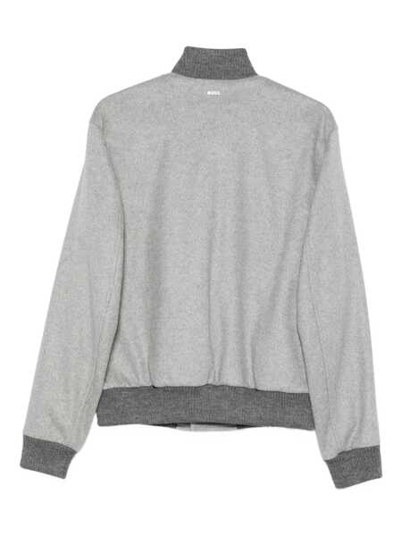 Geci Hugo Boss Boss Boss Grey Wool Jacket With Front Pockets GREY Barbati (BM 19322304) 2