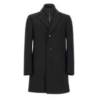 Paltoane Boss Boss Black Coat With Inner Vest Barbati