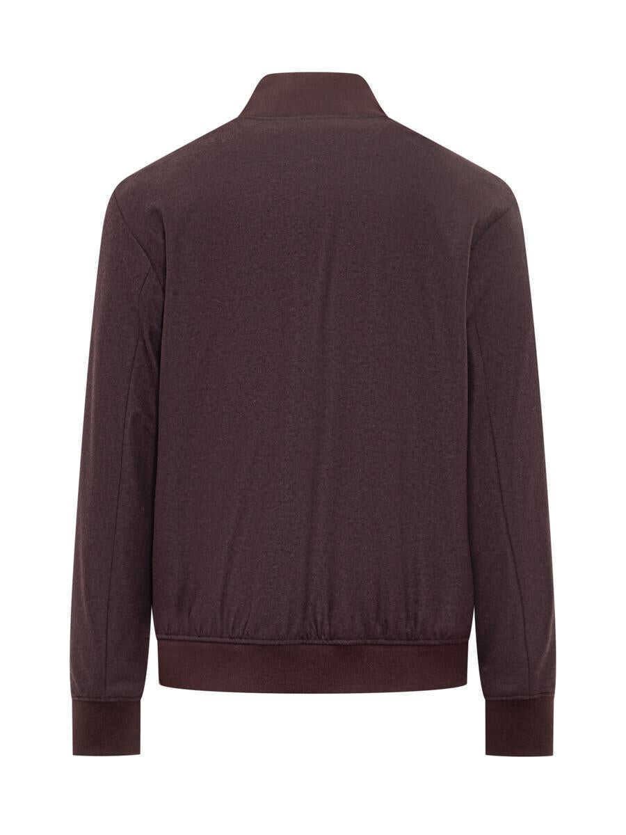 Geci Hugo Boss Boss Boss Bordeaux Jacket With Zip Closure RED Barbati (BM 19322334) 2