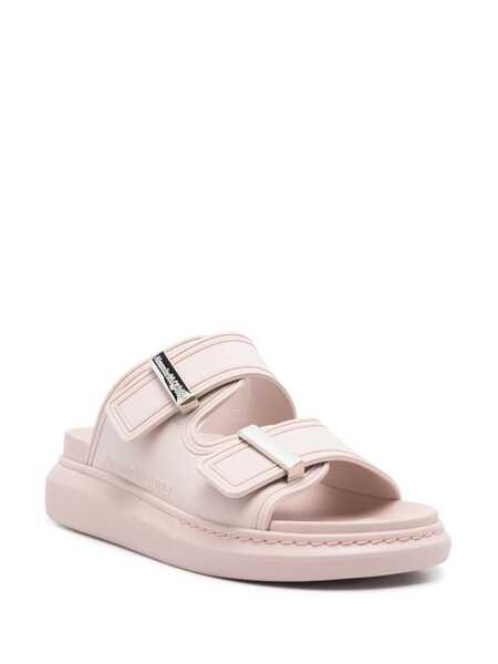 Sandale Alexander McQueen Alexander McQueen Rubber Sandals PINK Femei (BM 19322562) 2