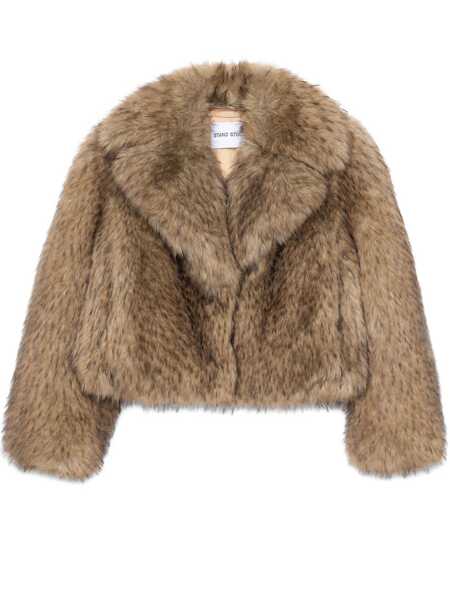 Geci STAND STUDIO Stand Studio Stand Studio Eco Fur Effect Fox Jacket Beige Femei (BM 19322598) 2