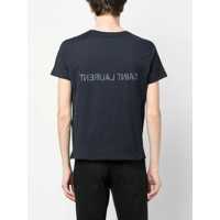 Tricouri Saint Laurent pentru Barbati - Tricouri Saint Laurent Saint Laurent Saint Laurent Reverse T-Shirt BLUE Barbati (BM 19322649) - B-mall.ro