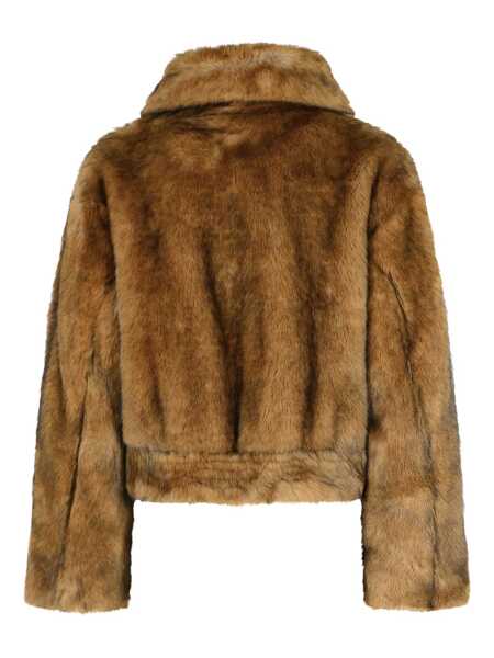 Geci STAND STUDIO Stand Studio Stand Studio Eco Fur Jacket Brown Beige Femei (BM 19322673) 2