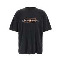 Tricouri Balenciaga Logo Print T-Shirt Barbati