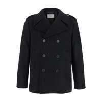 Geci Saint Laurent Wool Coat Barbati