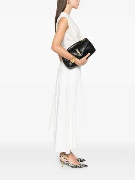 Genti de umar Saint Laurent Saint Laurent Calypso Medium Shoulder Bag Black Femei (BM 19323540) 2