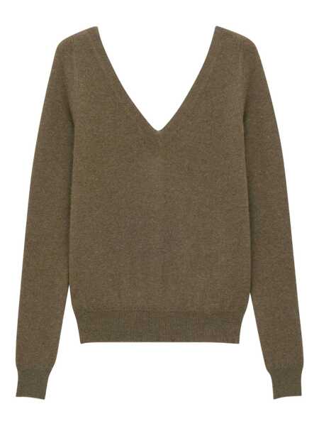 Pulovere Saint Laurent Saint Laurent Cashmere Sweater GREEN Femei (BM 19323618) 1