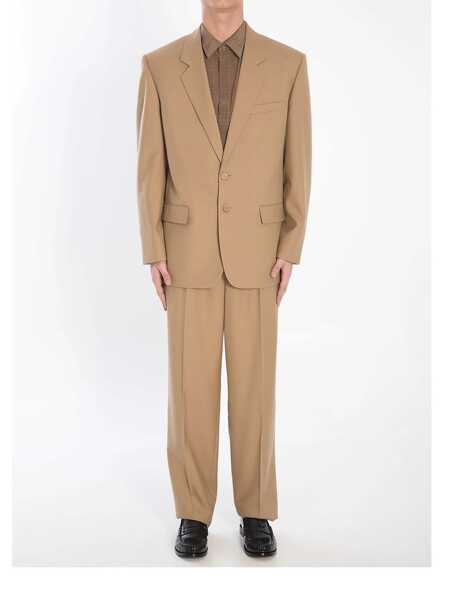 Geci Saint Laurent Saint Laurent Yves Blazer Beige Barbati (BM 19323750) 5