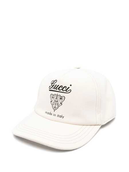 Paltoane Gucci Gucci Gucci Coat Of Arms Cap WHITE Barbati (BM 19323846) 1
