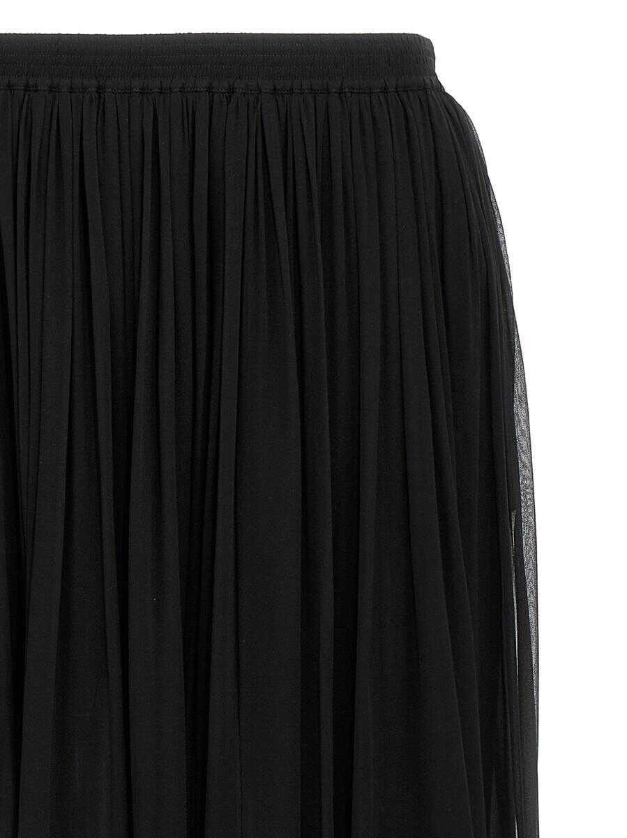 Fuste Saint Laurent Saint Laurent Long Skirt Black Femei (BM 19324107) 3