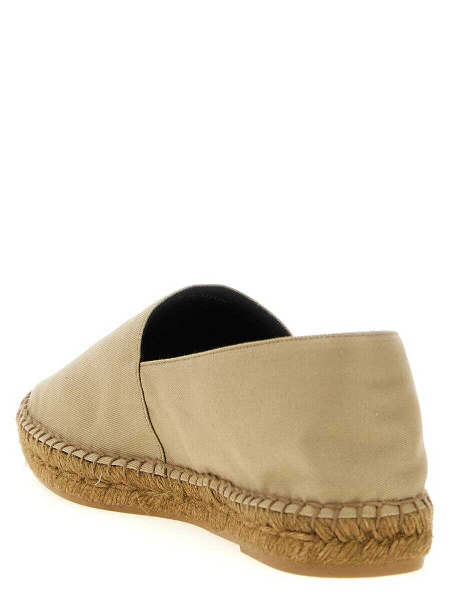 Mocasini Saint Laurent Saint Laurent Cotton Espadrilles Beige Barbati (BM 19324125) 3
