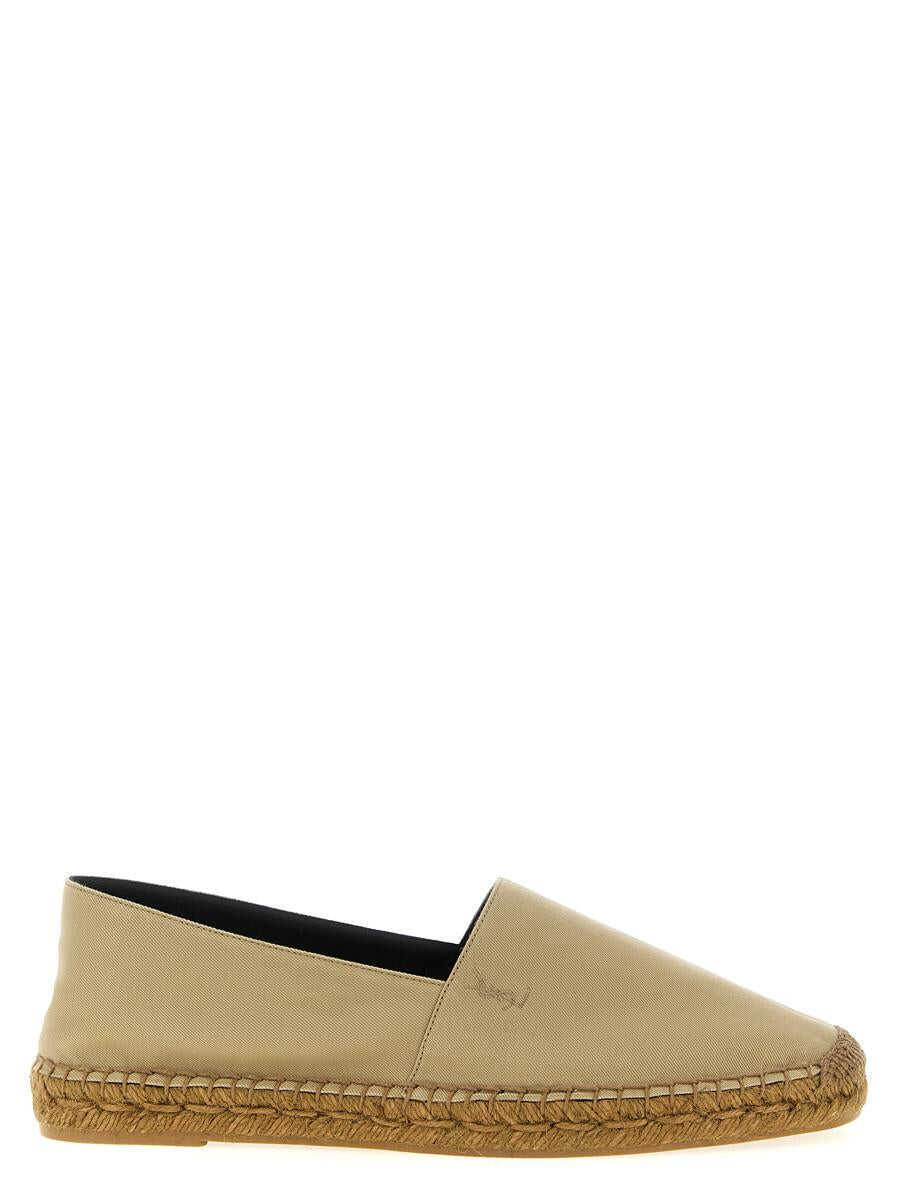 Mocasini Saint Laurent Saint Laurent Cotton Espadrilles Beige Barbati (BM 19324125) 1