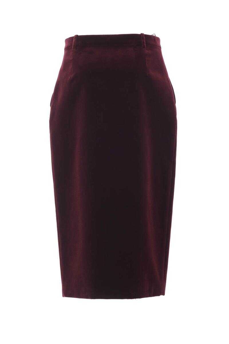 Fuste Saint Laurent Saint Laurent  Skirts Purple Femei (BM 19324146) 2