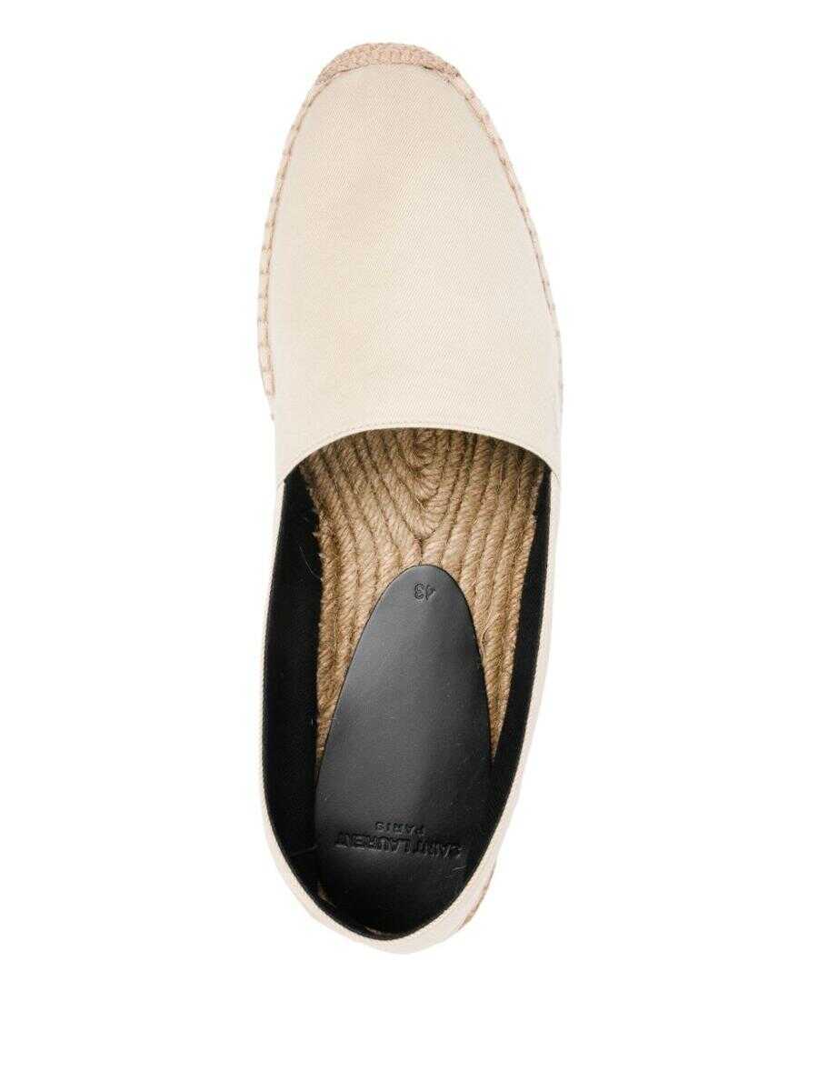 Mocasini Saint Laurent Saint Laurent Cotton Espadrilles Beige Barbati (BM 19324167) 3