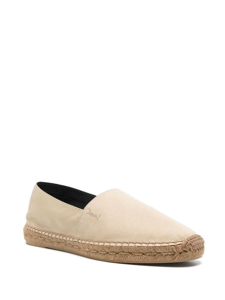 Mocasini Saint Laurent Saint Laurent Cotton Espadrilles Beige Barbati (BM 19324167) 4