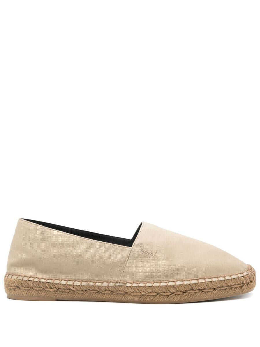 Mocasini Saint Laurent Saint Laurent Cotton Espadrilles Beige Barbati (BM 19324167) 1