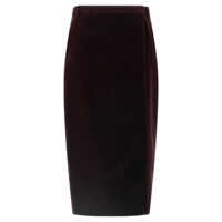 Fuste Saint Laurent Velvet Skirt Femei