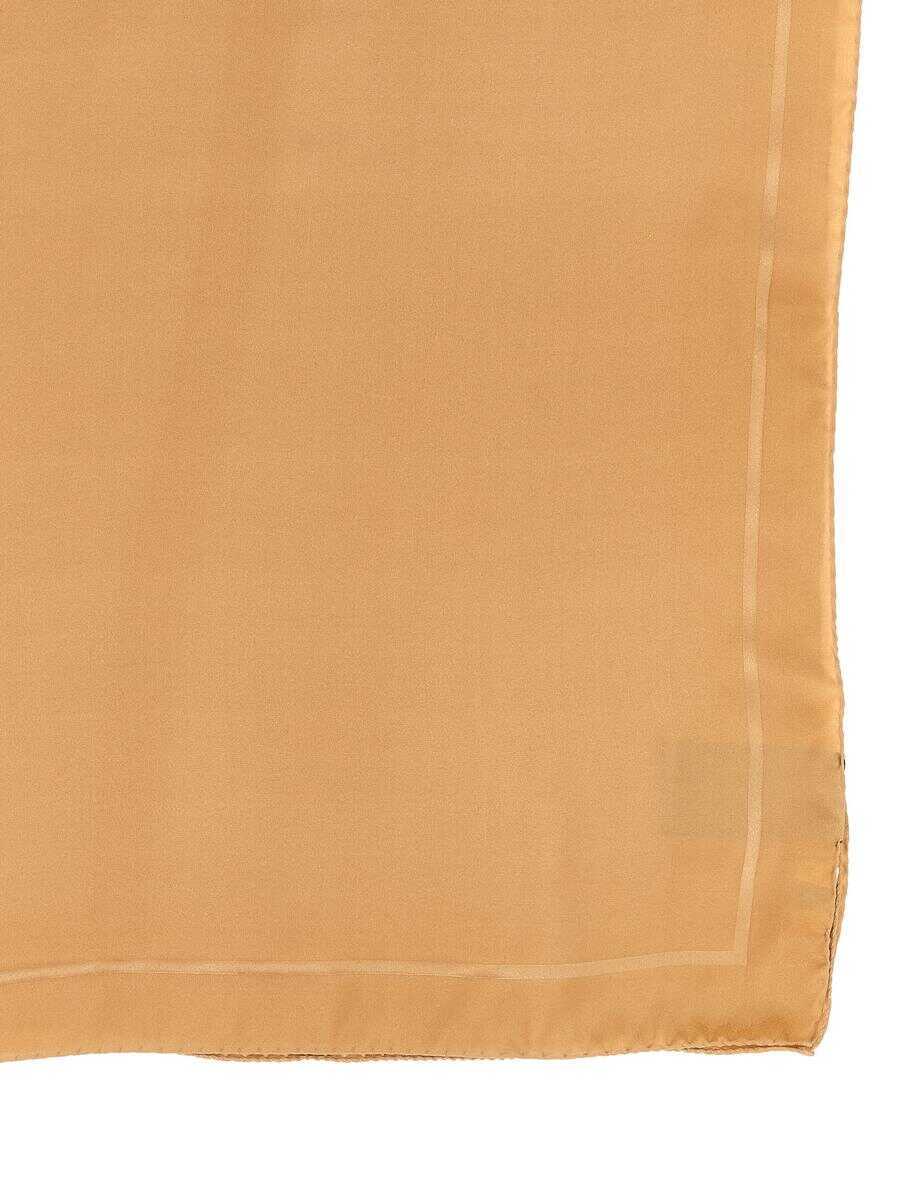 Esarfe Saint Laurent Saint Laurent Cassandre Scarf Beige Femei (BM 19324245) 3