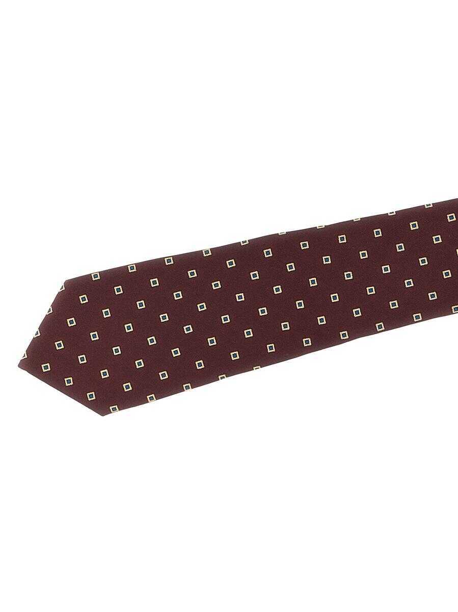 Cravate Saint Laurent Saint Laurent Petits Losan Tie Red Barbati (BM 19324344) 3