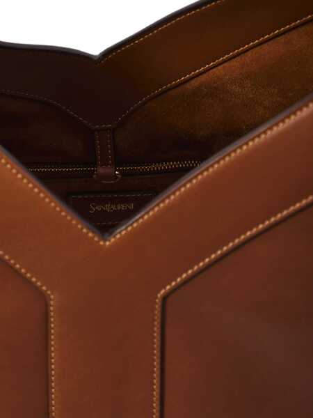 Genti de mana Saint Laurent Saint Laurent Y Large Shopping Bag BROWN Barbati (BM 19324347) 4