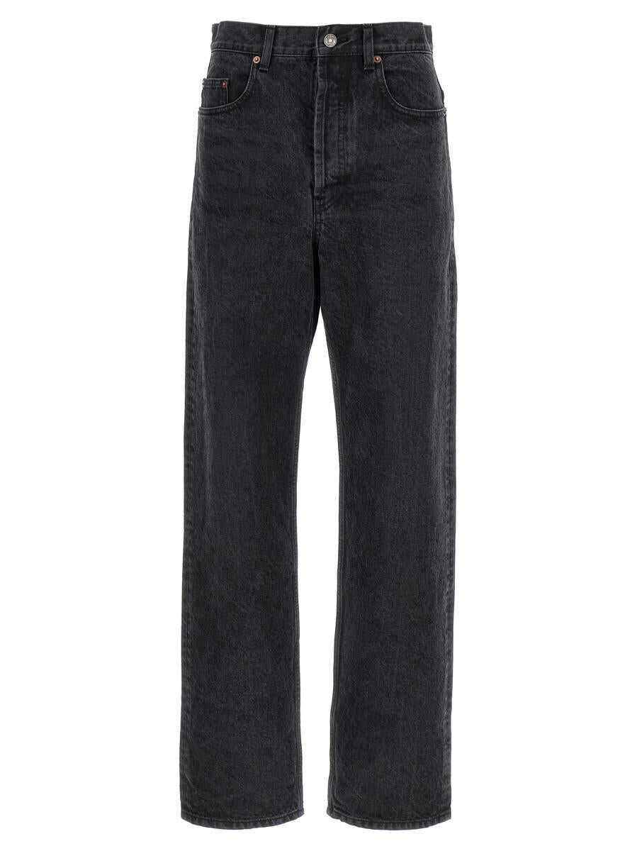 Blugi Saint Laurent Saint Laurent Used Effect Jeans Black Femei (BM 19324380) 1