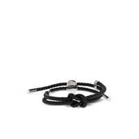 Bratari pentru Barbati - Bratari Alexander McQueen Alexander McQueen Braided Bracelet Black Barbati (BM 19324560) - B-mall.ro