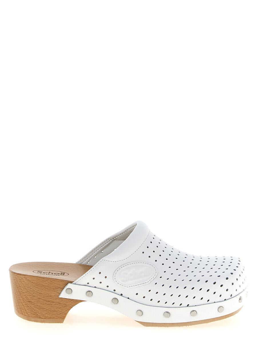 Balerini Balenciaga Balenciaga Clog X Scholl Sabots WHITE Femei (BM 19324578) 1