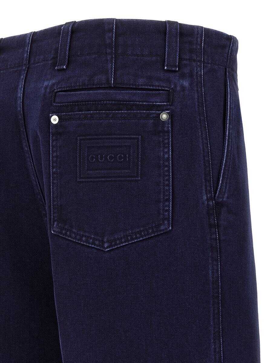 Blugi Gucci Gucci Jeans Label Gucci BLUE Barbati (BM 19324695) 4