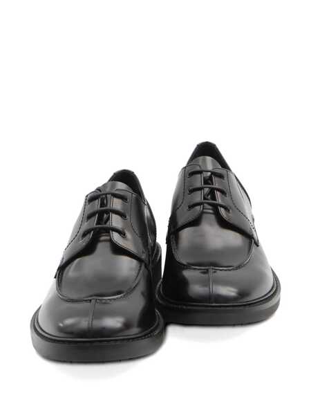 Pantofi eleganti Saint Laurent Saint Laurent Lino Lace Up Shoes Black Barbati (BM 19324851) 3