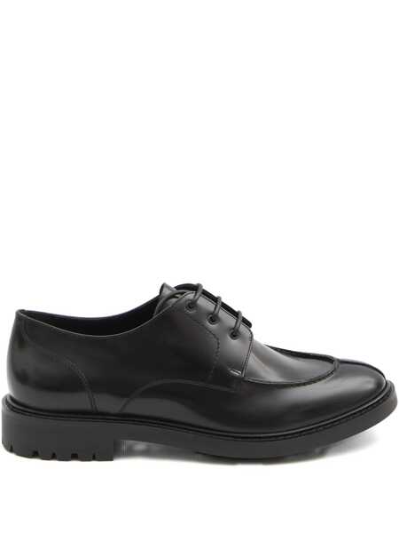 Pantofi eleganti Saint Laurent Saint Laurent Lino Lace Up Shoes Black Barbati (BM 19324851) 1