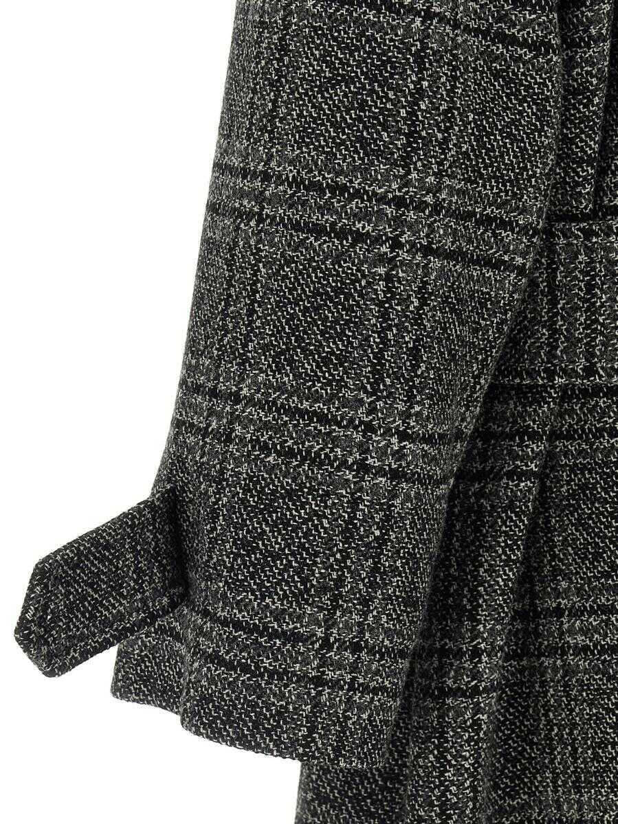 Geci Balenciaga Balenciaga One Layer Coat Black Femei (BM 19324935) 4