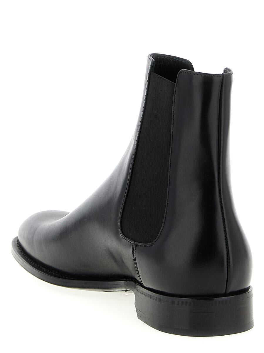 Bocanci Saint Laurent Saint Laurent Adrien Ankle Boots Black Barbati (BM 19324938) 3