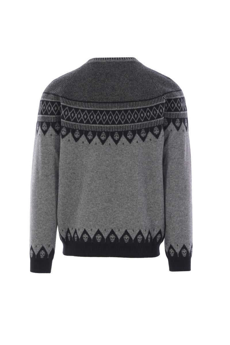 Pulovere Alexander McQueen Alexander McQueen Sweaters BLACKGREY Barbati (BM 19324950) 2
