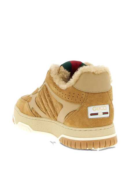 Sneakers Gucci Gucci Gucci Re-Web Sneakers Beige Femei (BM 19324974) 4