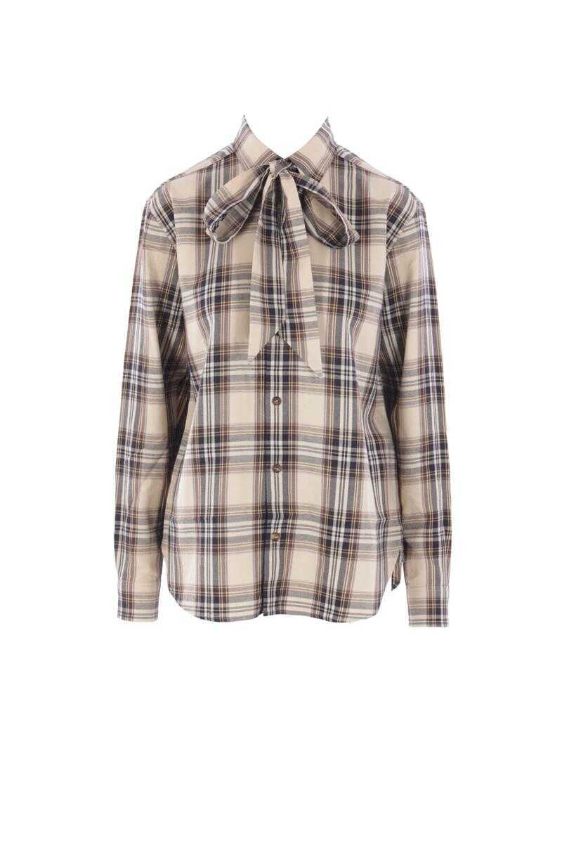 Camasi Saint Laurent Saint Laurent  Shirts BRIGHTON CHECKS Femei (BM 19324977) 1