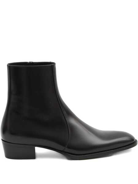 Bocanci Saint Laurent Saint Laurent Roman Ankle Boots Black Barbati (BM 19325022) 1