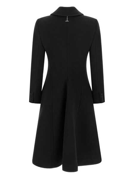 Geci Alexander McQueen Alexander McQueen Wool And Cashmere Coat Black Femei (BM 19325034) 2