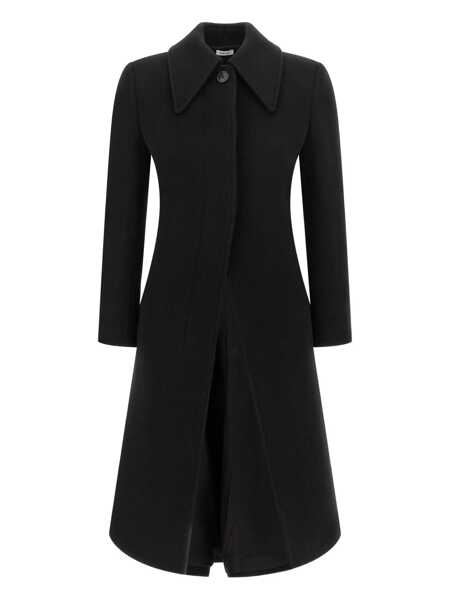 Geci Alexander McQueen Alexander McQueen Wool And Cashmere Coat Black Femei (BM 19325034) 1