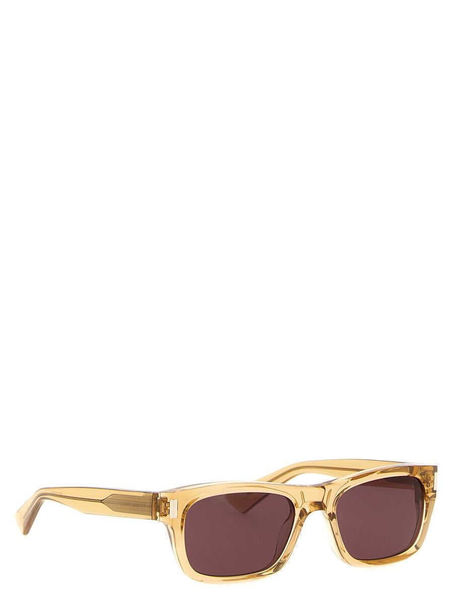 Ochelari de soare Saint Laurent Saint Laurent Sl 83 Sunglasses Beige Barbati (BM 19325046) 2